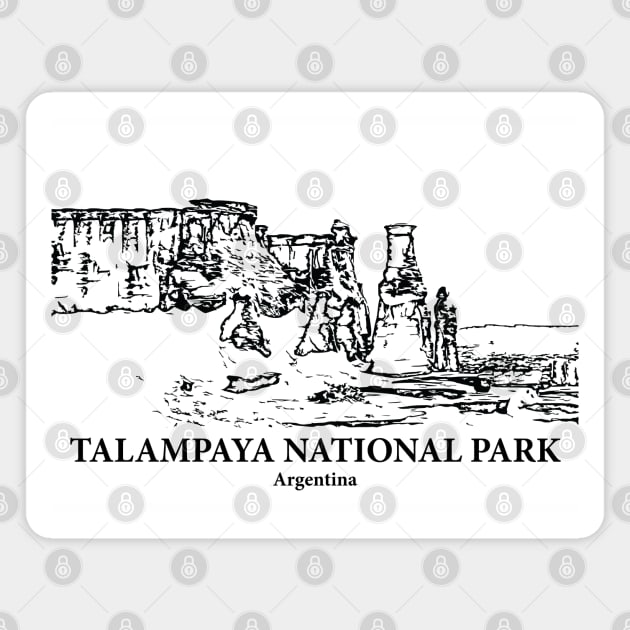 Talampaya National Park - Argentina Magnet by Lakeric